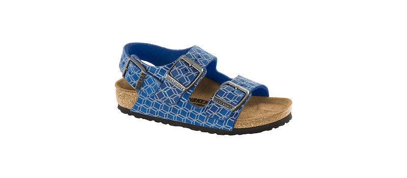 Milano Birkenstock Microfibre Narrow Detske Modre | SK 428QMA